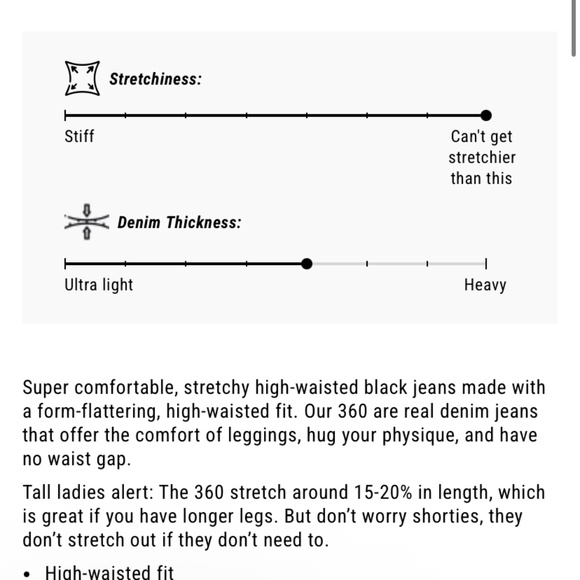 Fitjeans 360 High Waisted - Black - Picture 6 of 14